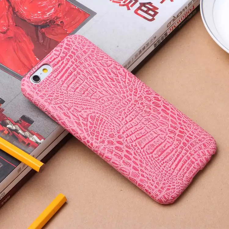 Розовый Boucho крокодиловая кожа телефон чехол для iphone 5 5S SE XS MAX XR Роскошный ультра-тонкий матовый задний Чехол для iphone X 6 6S 8 Plus чехол s - Цвет: Розовый