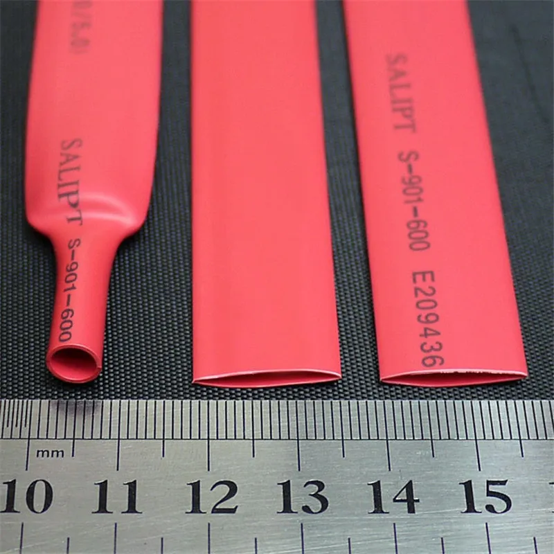 

Red-10MM Assortment Ratio 2:1 Polyolefin Heat Shrink Tube Tubing Sleeving,Flame retardant,Soft for Wrap Wire Cable RoHs