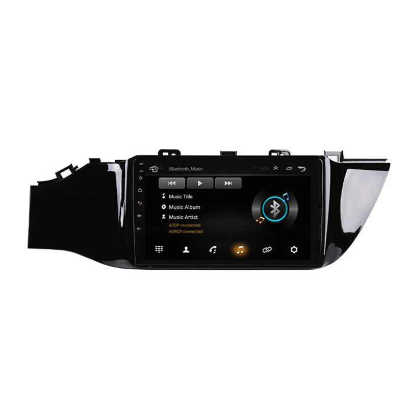 9 дюймов Android 8 1 автомобильный dvd-плеер gps для Kia Rio K2 2017 2018 аудио Радио стерео