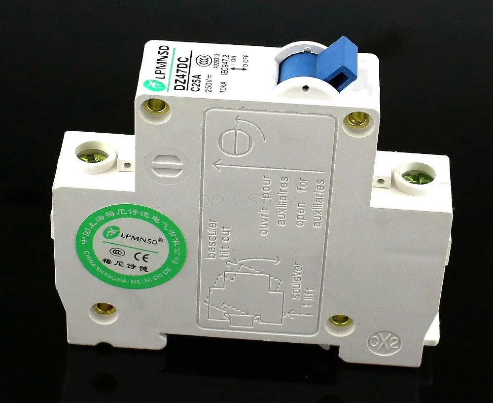 DZ47 DC 1P 25A 250V Solar energy Air breaker MCB Electric swich Antiflame | Обустройство дома