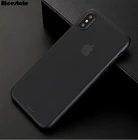 Бренд Ricestate, Ультратонкий чехол 0,3 мм для iPhone X, R, X, S, MAX, задняя крышка для iphone X, XR, XS, MAX, матовый прозрачный чехол