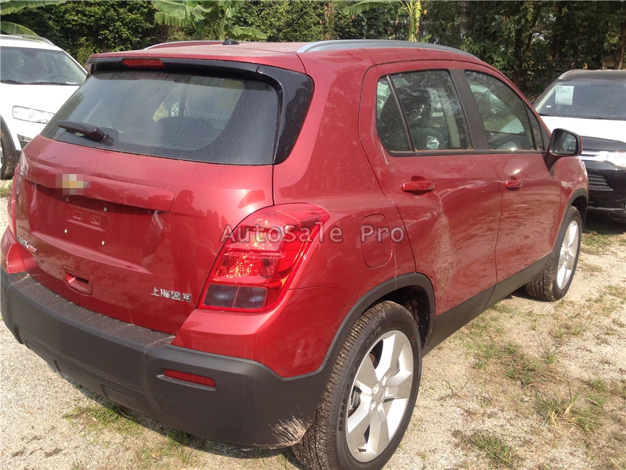 Для Chevrolet TRAX 2014 2015 2016 алюминиевый сплав серебра Топ рейлинги Rack Боковые стержни