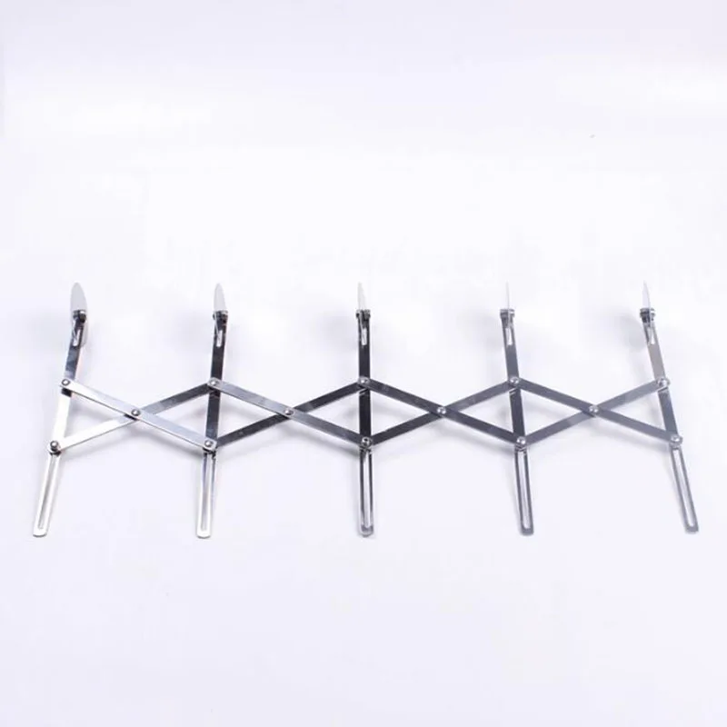 Нож для пиццы из нержавеющей стали с 5 турами/регулируемый инструмент посуда