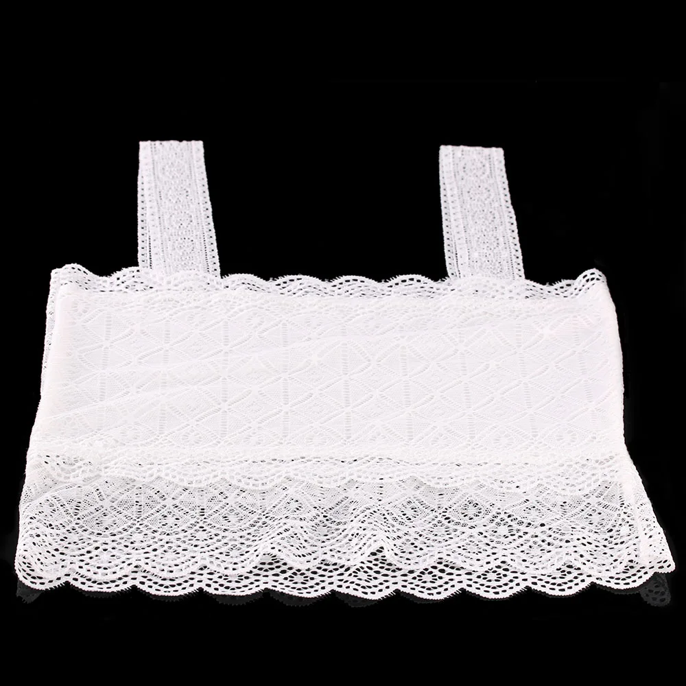 1 шт. женский кружевной Бюстгальтер бандо на бретельках|top bandeau|bandeau topwhite bandeau top |