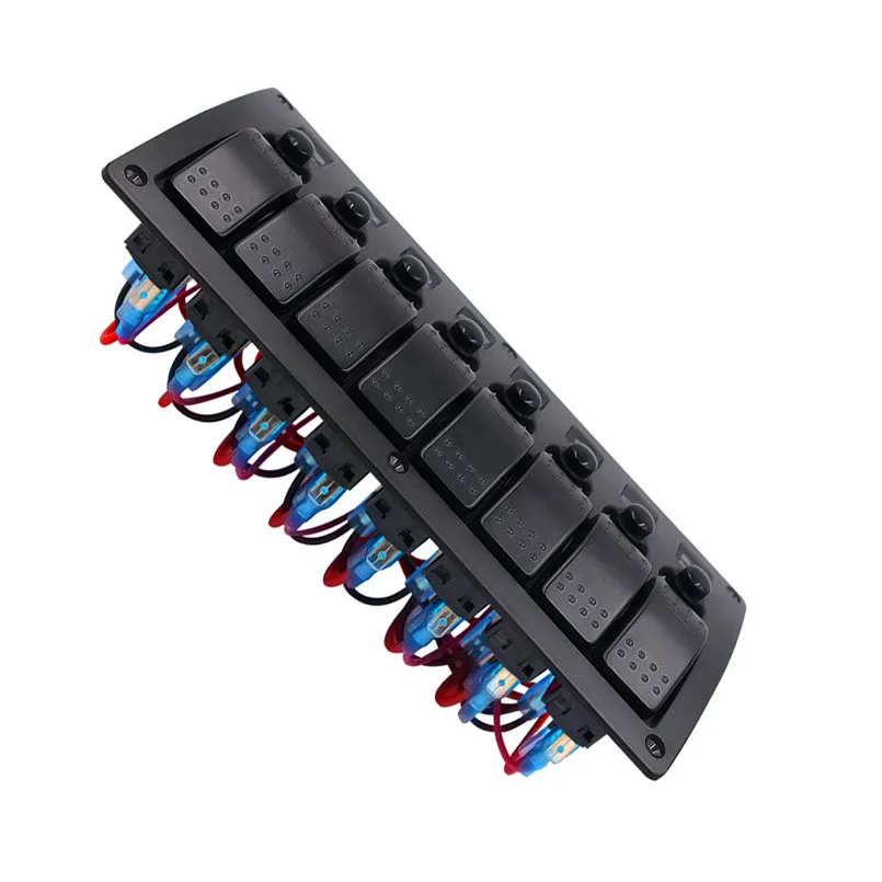 Мотоциклетный выключатель панель 8 банд водонепроницаемый автомобильный