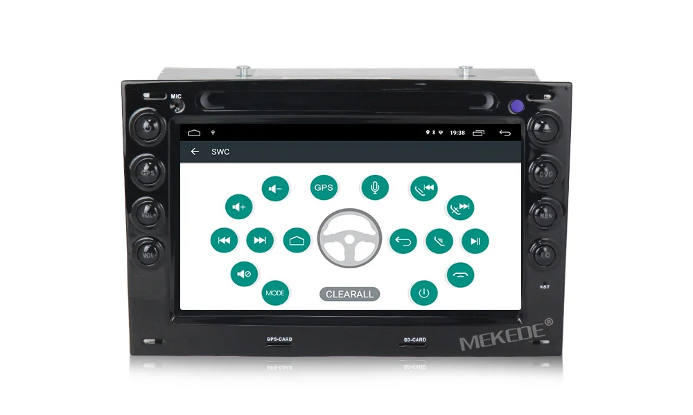 MEKEDE 2din HD 7 ''Автомобильный мультимедийный плеер Android 9,1 Automotivo для Renault Megane 2 ii 2006 2007 2008 2009 2010 с BT Wifi gps