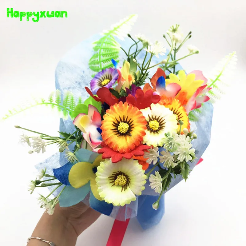 Happyxuan 5 шт. креативный букет ручной работы Цветы Дети DIY игрушки Наборы день отцов ремесла Начальная школа образование учителя подарок