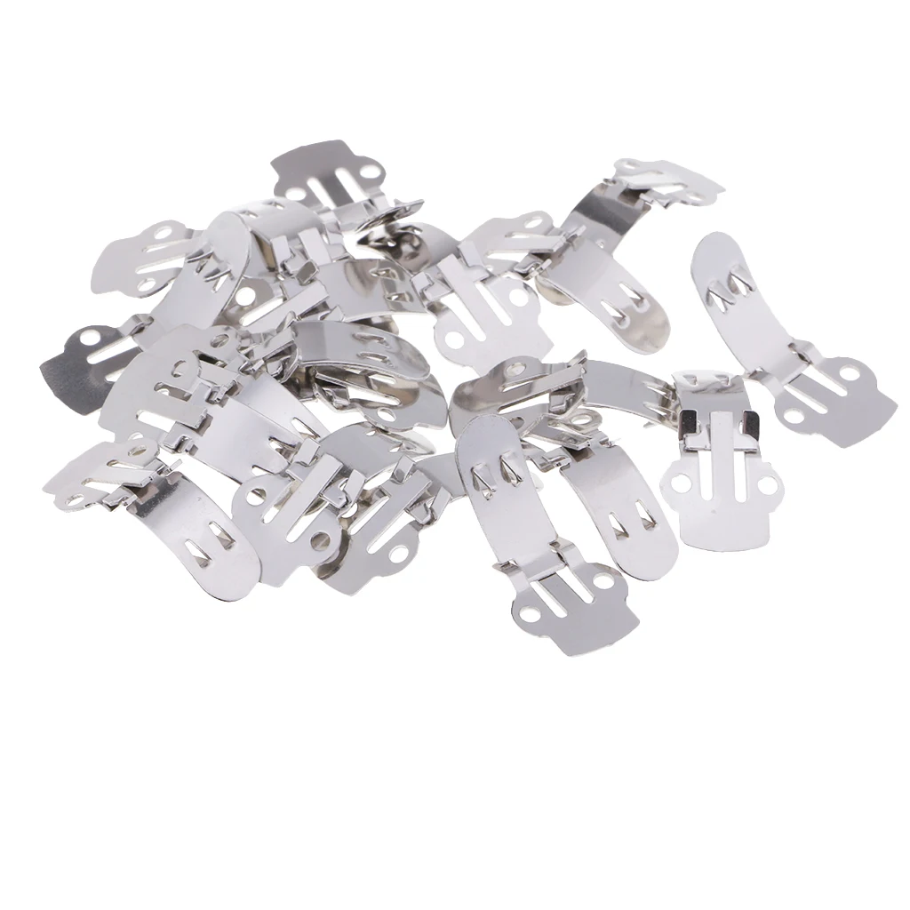 Оптовая продажа 60 штук разных размеров из нержавеющей стали пустые Зажимы для
