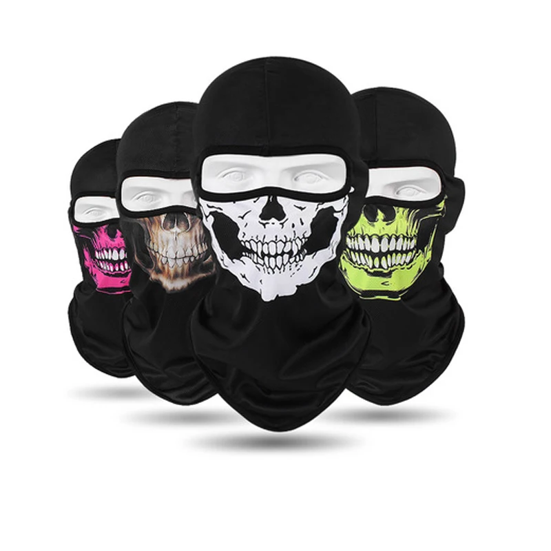 3D Orcs Skull spprts Full Face Mask Warm Helmet Liner Ski Paintball Cycling Snowboard Biker Tactical Riding Face Shield Hood