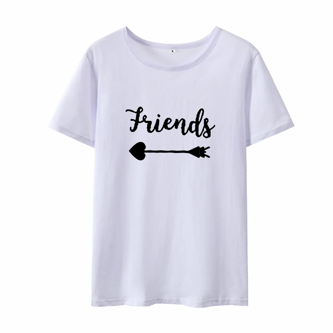 Футболка Best Friends, женская футболка, летняя футболка с коротким рукавом Sister Bff, женская футболка, топ, черная, белая, хлопковая футболка, Femme