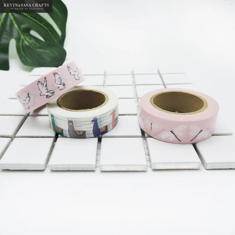 Новый розовый принт Washi лента качественные канцелярские принадлежности сделай