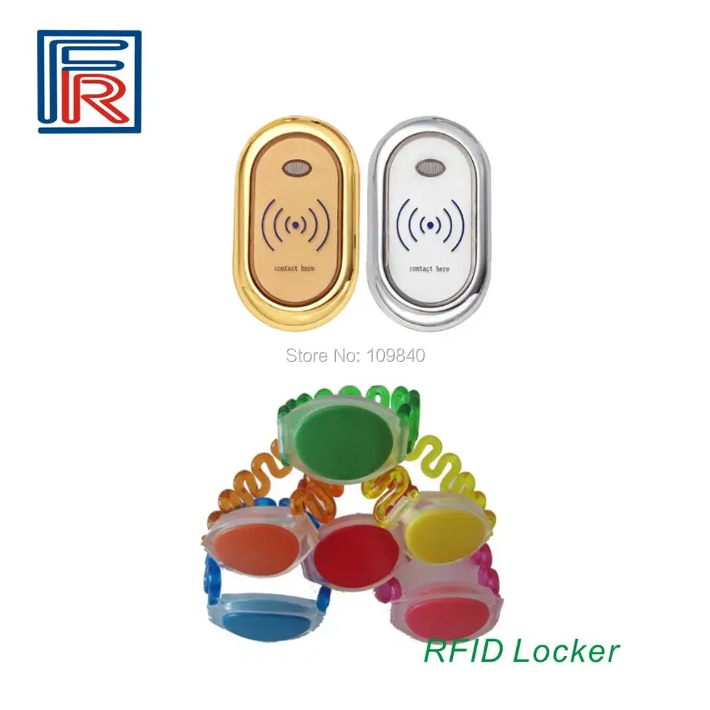10pcs/lot Low LF 125Khz Card Electric Wireless Sauna door locker Hotel Fitness Cabinet lock Zinc alloy | Безопасность и защита