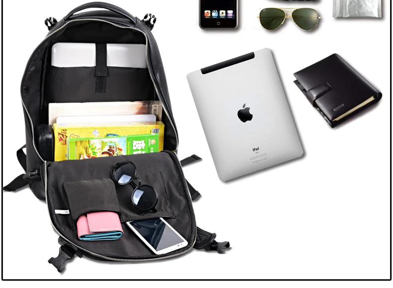 Модные мужские дорожные сумки для отдыха, мужская сумка с 3D черепом, винтажные рюкзаки для подростков, повседневный кожаный мужской рюкзак