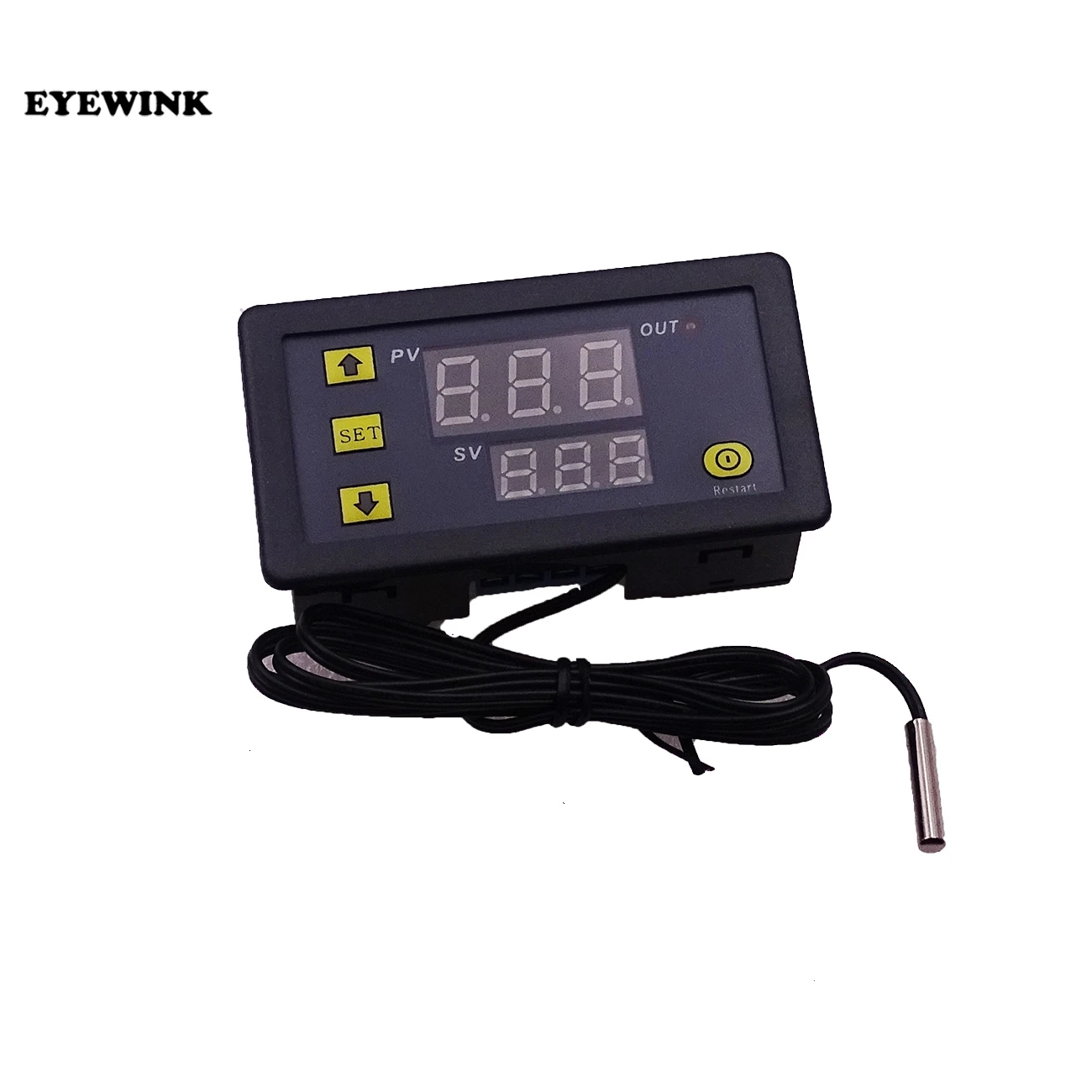 12V регулятор температуры реле двойной цифровой светодиодный дисплей