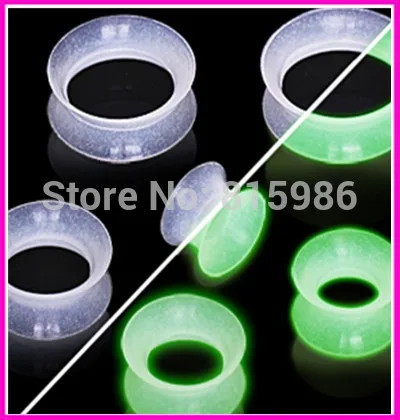 Оптовая продажа 80 шт./лот 8 размеров светящиеся в темноте силиконовые туннели Для