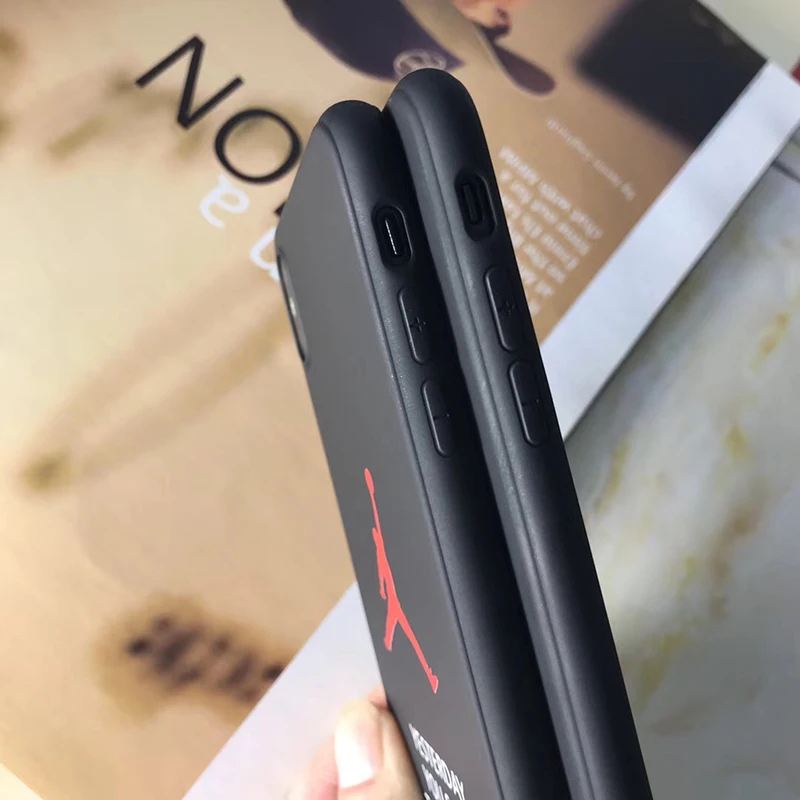 MiGueR чехол для iphone 7 силиконовый Jordan светящийся Чехол мобильного телефона plus x 6 S 8