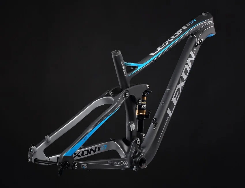 2017 LEXON TORAY Carbon fiber dual suspension frame/ XC MTB frame /27.5er carbon bike WITH SHOCK | Спорт и развлечения