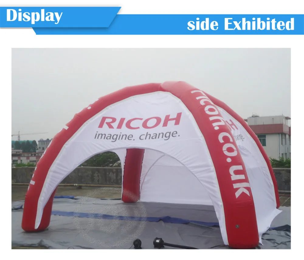 Яркая палатка-Паук 5*5 м для выставочного логотипа бесплатная доставка воздушным