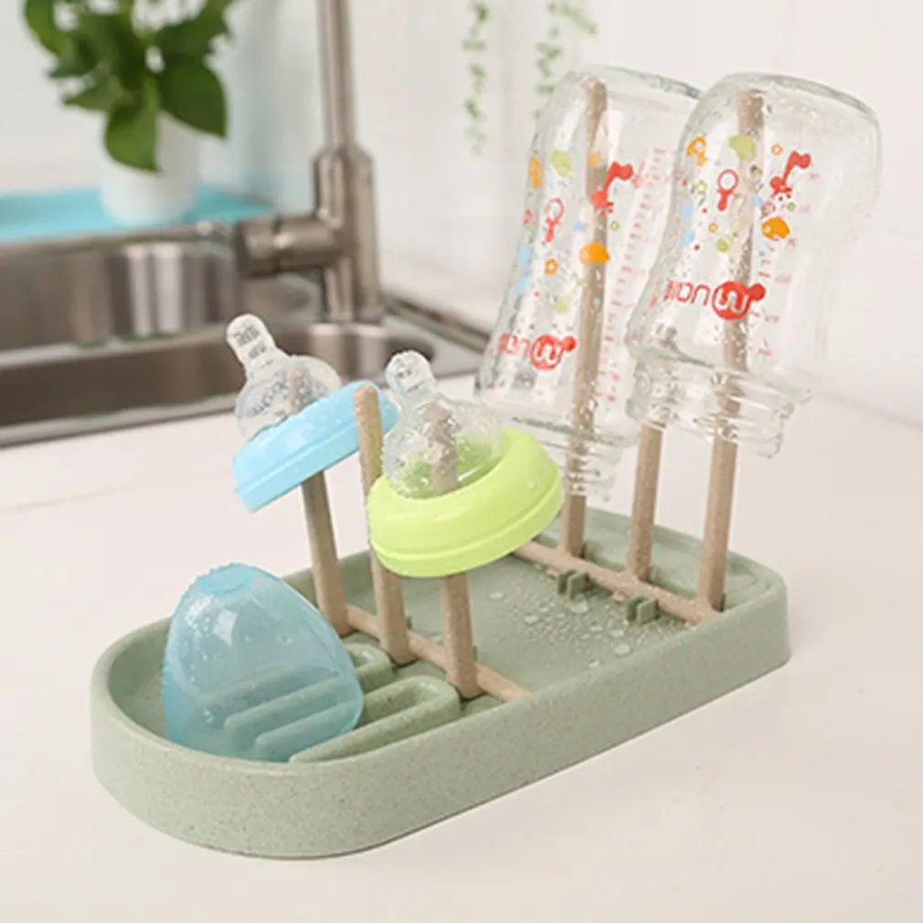 

Hot ! Baby Bottle Drying Rack Baby Bottle Dryer Cleaning Feeding Cup Stand Holder Nipple Shelf Drying for bottles Detachable New