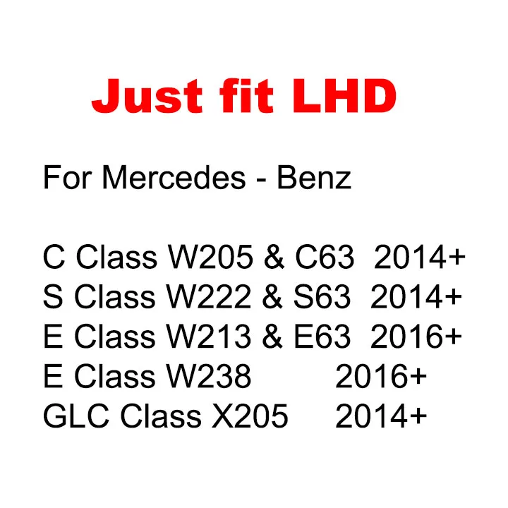 Carbon Fiber Mirror Replacement For Mercedes Benz W222 W205 W213 X205 W238 AMG C63 S63 E63 Cover LHD | Автомобили и мотоциклы
