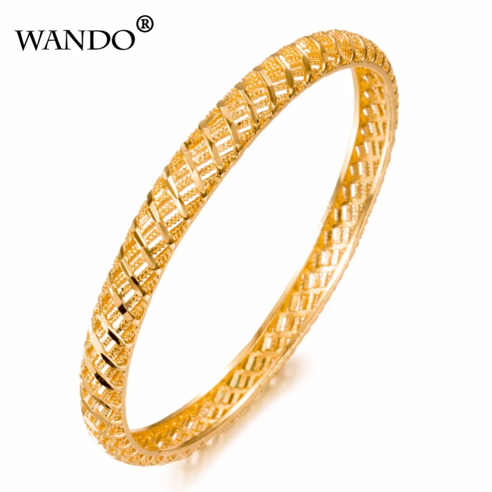 Браслеты WANDO18K для женщин 1 шт. Новое поступление золотого цвета браслеты