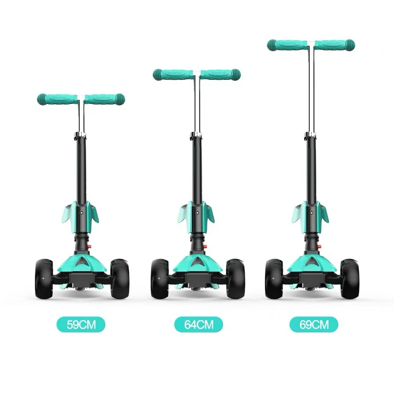 Высокое качество регулируемая высота широкая шина 4 Колеса детский