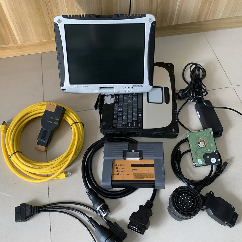 Для Bmw Диагностика Icom a2 b c с компьютером CF19 сенсорный экран ноутбук 1000 Гб Hdd Ista