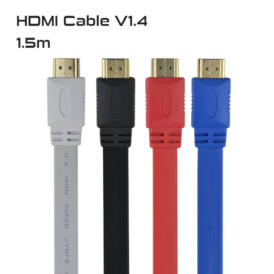 Профессиональный 1 5 м/3 м/5 м HDMI кабель Позолоченный штекер 1080P 3D для HDTV компьютера