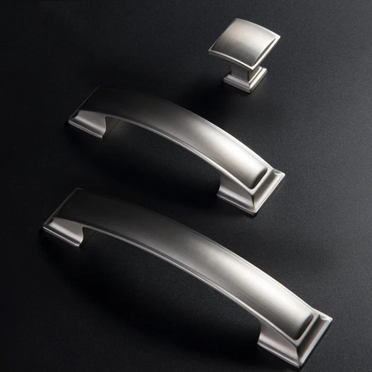 Ручка шкафа из цинкового сплава современный шкаф выдвижная ручка для мебельная