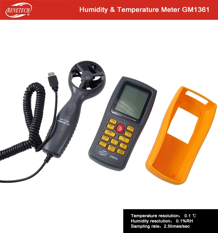 Измеритель влажности и температуры GM1361 BENETECH|temperature meter|humidity temperature metertemperature humidity
