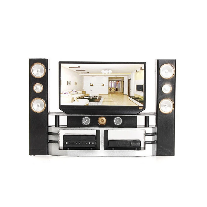 Новое поступление, детские игрушки, мини Hi-Fi 1:6, ТВ, домашний кинотеатр, набор шкафов, комбо для куклы Барби, одежда, платья, аксессуары, мебель для дома