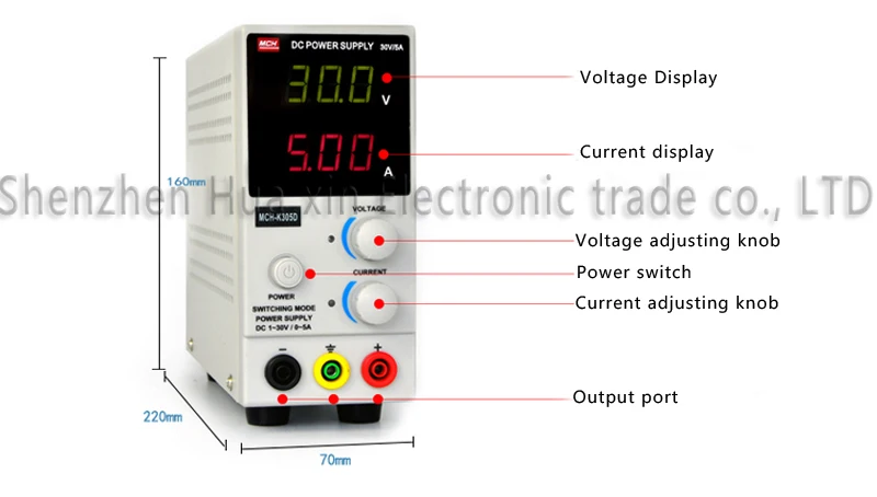 Высокое качество MCH K305D мини Импульсный регулируемый источник питания