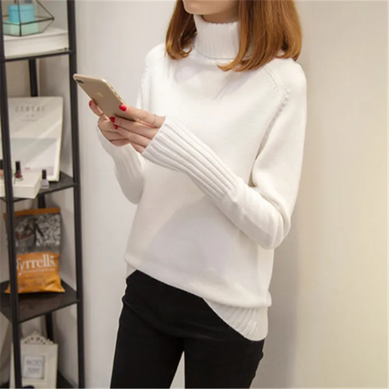 Модный свитер женский 2018 осень зима кашемировый вязаный и пуловер Женский