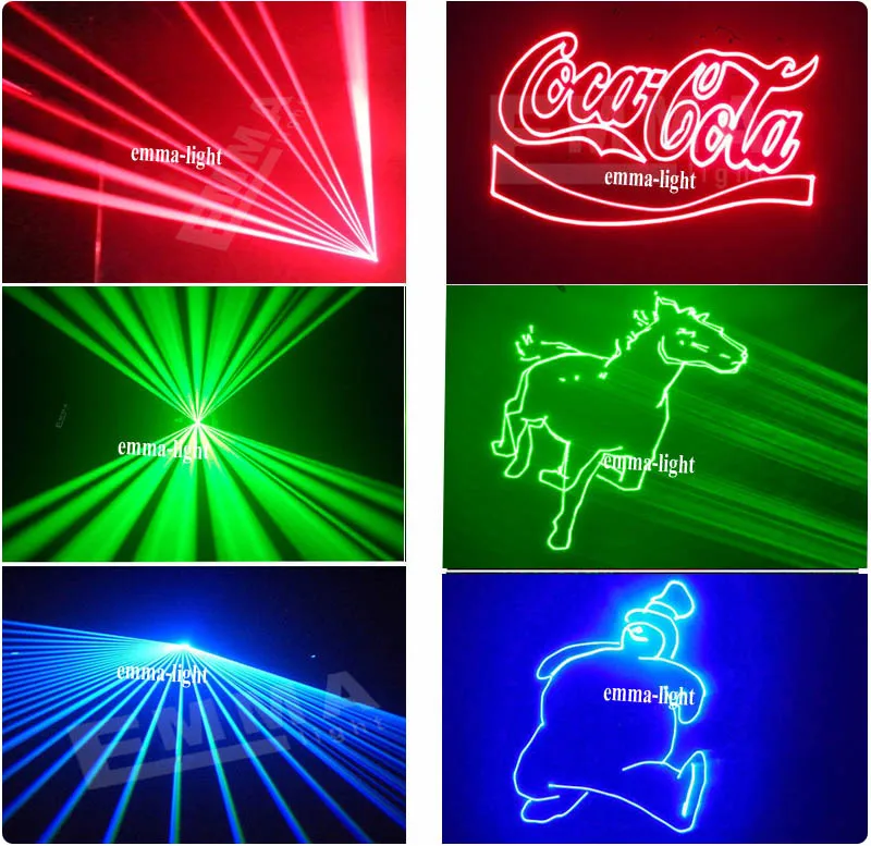2017 4 Вт RGB Полноцветный наружный лазер 3D анимация dj осветительное оборудование rgb