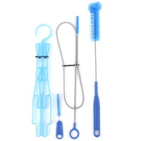 4 in 1 hydration bladder cleaning kit bite valve brush tube brush and collapsible drying rack