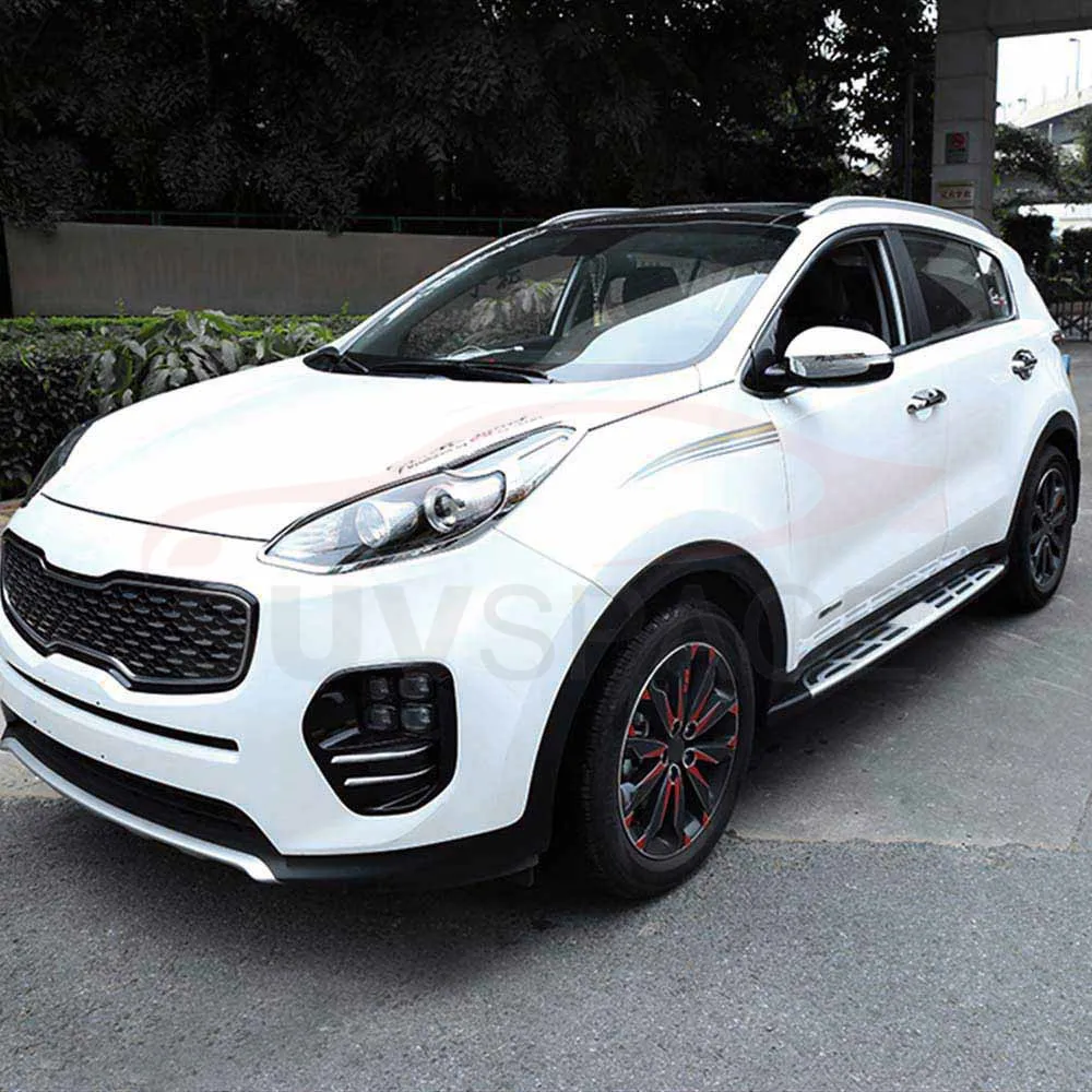 Подходит для KIA Sportage 2016 2017 2018 новый стиль алюминиевая боковая ступенчатая Беговая