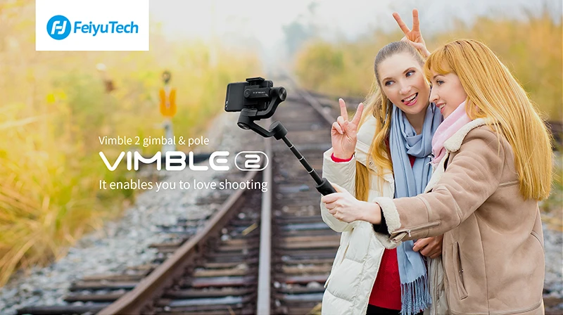 Feiyu tech Vimble 2/Vlog Карманный 3-осевой карданный стабилизатор для смартфона, выдвигаемая ручная дистанционного Управление PK Zhiyun Smooth Q 4