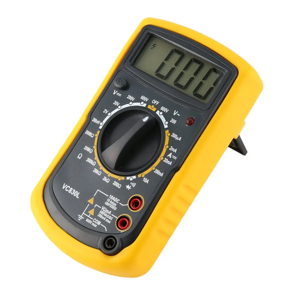 JTW VC830L 1999 Portable Backlight LCD Digital Multimeter AC/DC Voltmeter Ammeter Diode Resistence Continuity Tester | Инструменты