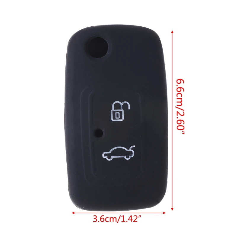 Новый чехол для автомобильных ключей с 2 кнопками Chery M11 A13 A3 A5 E5 Tiggo Tengo Fulwin Cowin