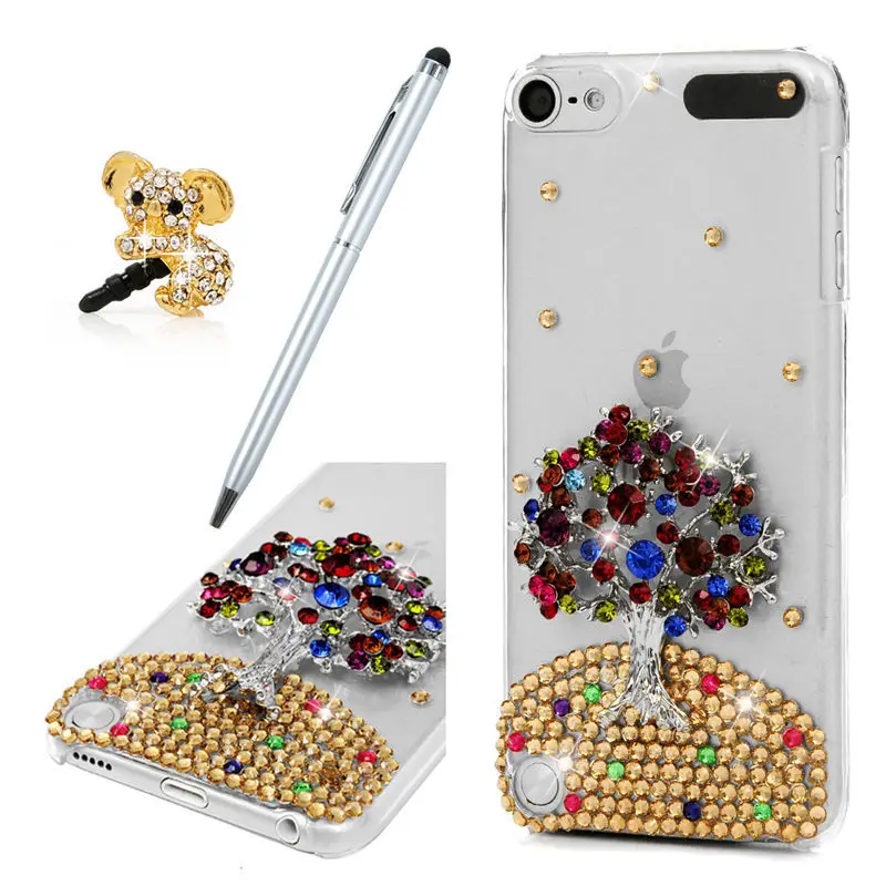 TURATA 3D Bling чехол для Apple Ipod Touch 5 со стразами роскошные блестящие косметические
