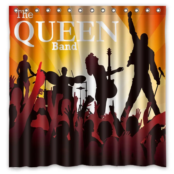 Водонепроницаемая занавеска для душа с крючками королева водостойкая Ванна