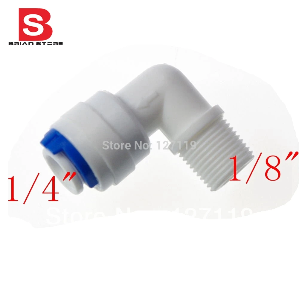 Штуцер для шланга с наружным диаметром 1/4 дюйма BSP локоть мужской быстроразъемный