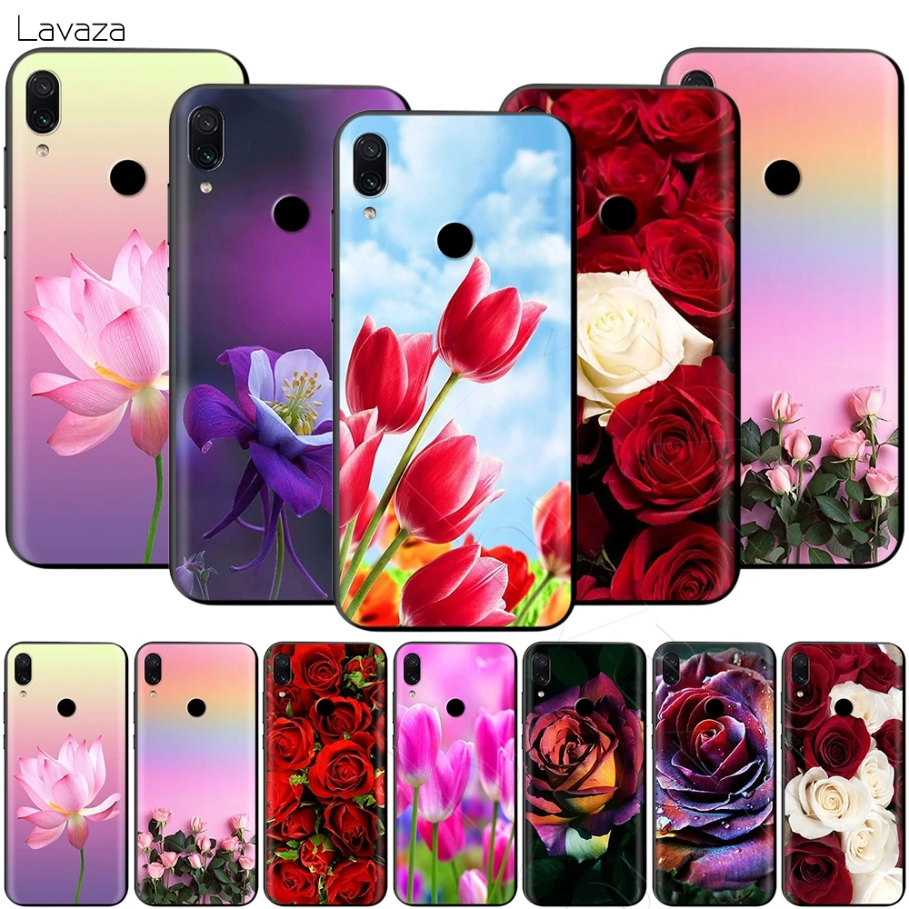 Lavaza Flower Tulip Rose Art Floral Vintage Case for Xiaomi Redmi Note 4A 4X 5 5A 6 6A 7 S2 Pro Go Prime Plus |