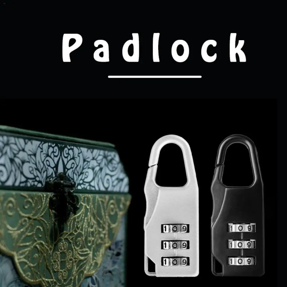 Чемодан для путешествий замок код коробки ювелирных изделий инструментов шифр