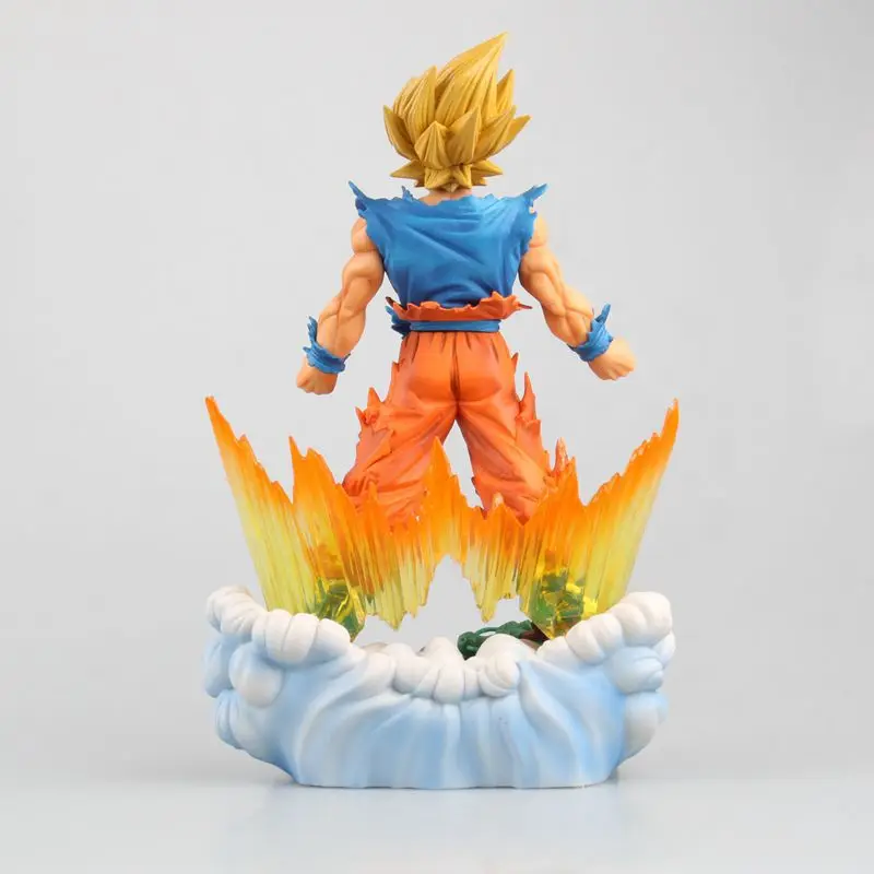 23 см аниме Dragon Ball SMSD Sun Wukong Супер Saiyan Взрывная Goku Rage штучная модель|Игровые фигурки