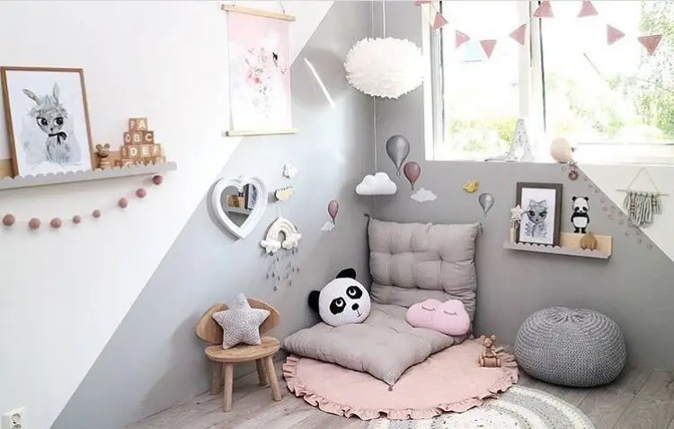 Хлопок детская игровая Коврики Tapis Enfant играть Коврики для новорожденных Ковры тренажерный зал Игрушечные лошадки деко chambre Enfants Nordique для ребенка игры круглый