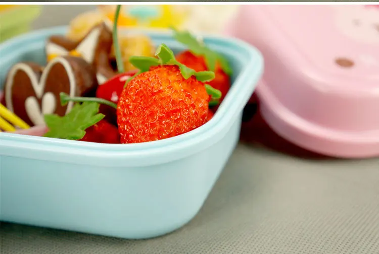 ONEUP японский красивый ланчбокс для детей BPA бесплатно Bento коробка со столовыми принадлежностями переносной пищевой контейнер для пикника школы Microwavable