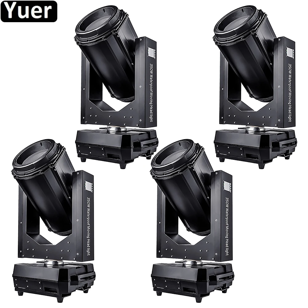 4Pcs/Lot 350W Waterproof Beam Moving Head Light IP65 17R Outdoor Stage Moving Head Light For DJ Disco Party Club Bar Lights