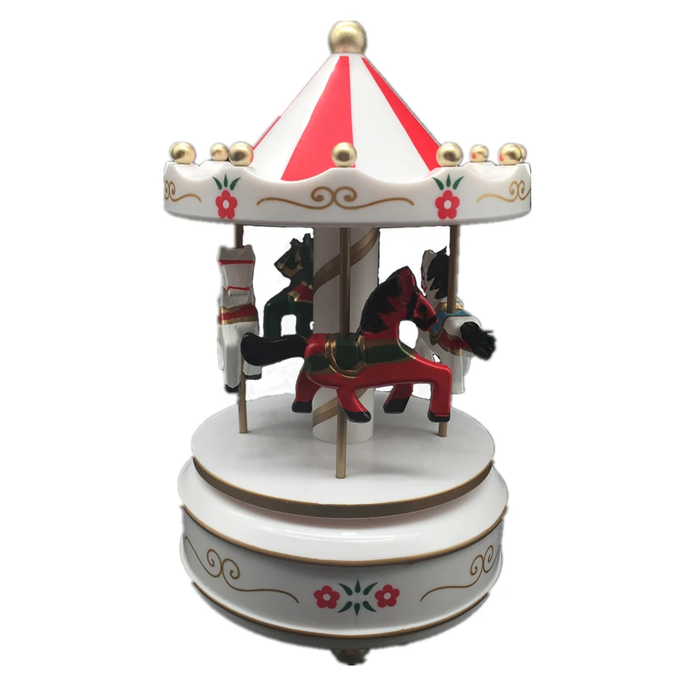 Музыкальная шкатулка Карусель лошадь детская игрушка музыкальная для детей