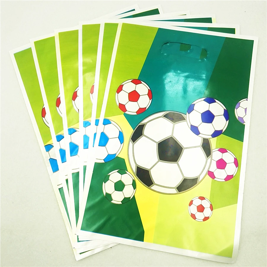 6 шт./компл. детские принадлежности для дня рождения Футбольная Подарочная сумка